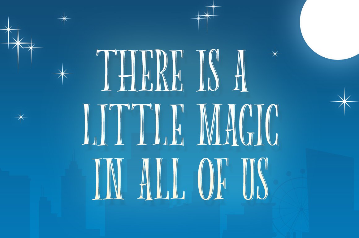 Magical Font preview image.