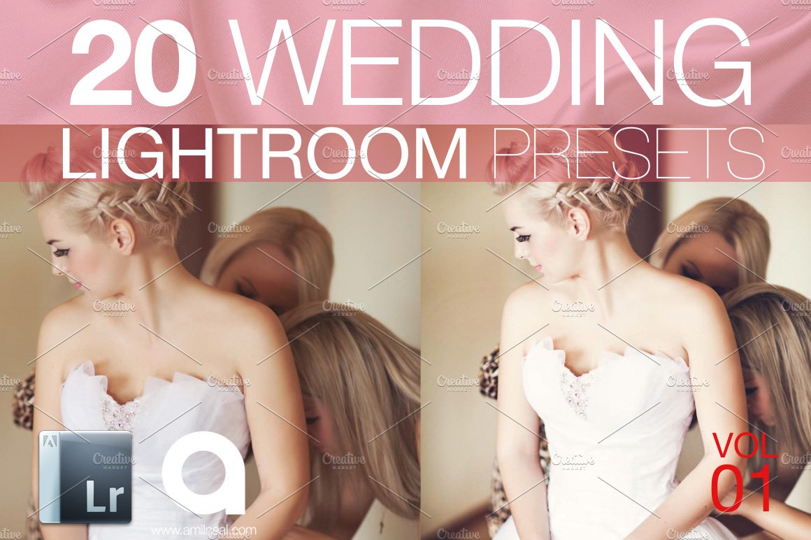 Wedding Lightroom Presets Vol 1cover image.