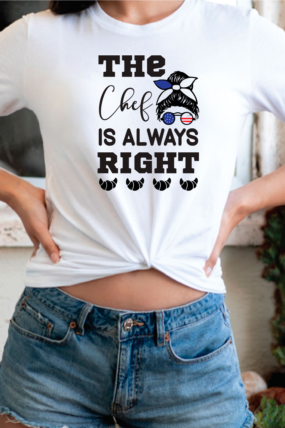 the chef is always right svg pinterest preview image.