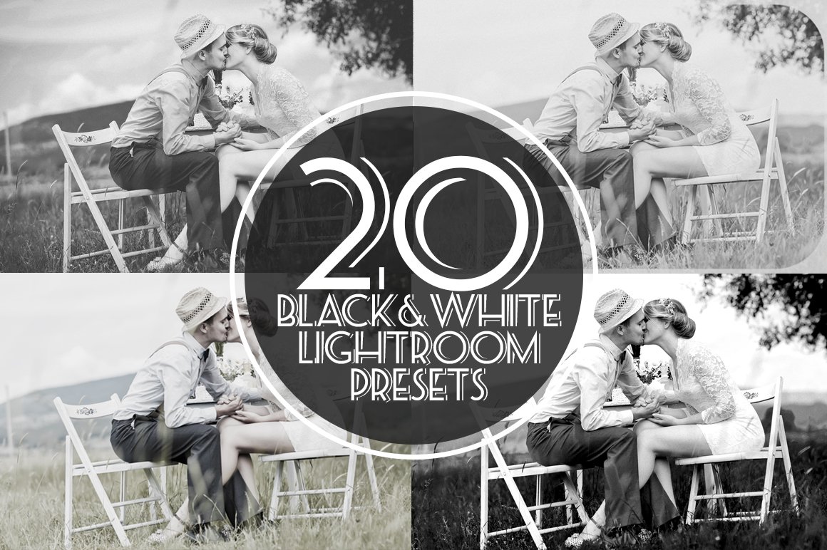 Black&White Lightroom Presetscover image.