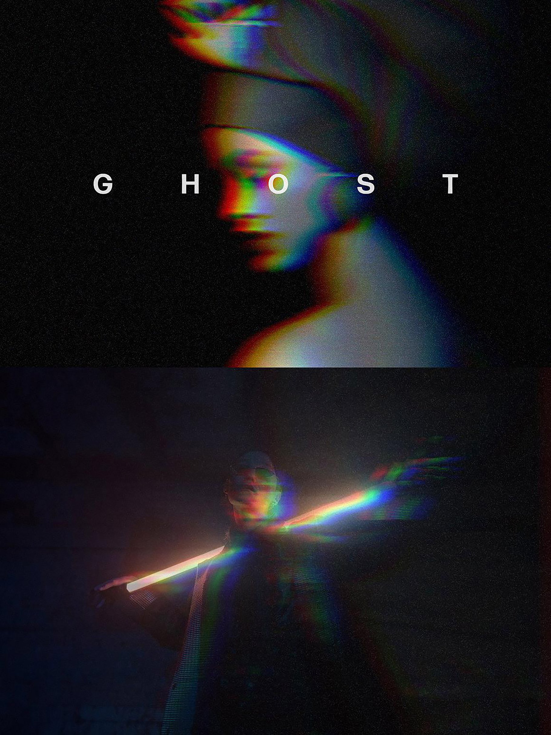 20 glitch ghost photo effect 223