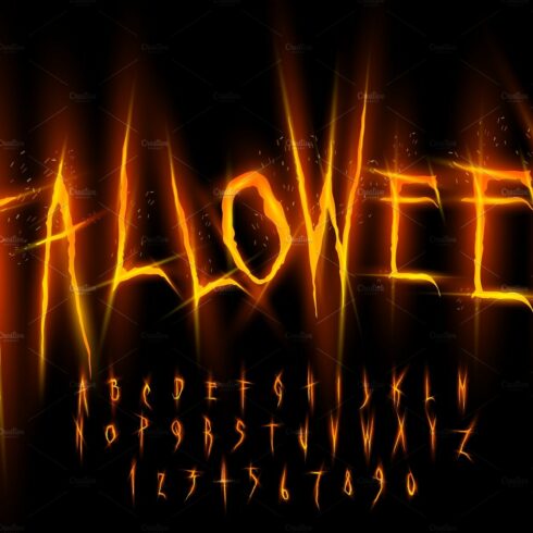 Halloween Letters and Numbers cover image.