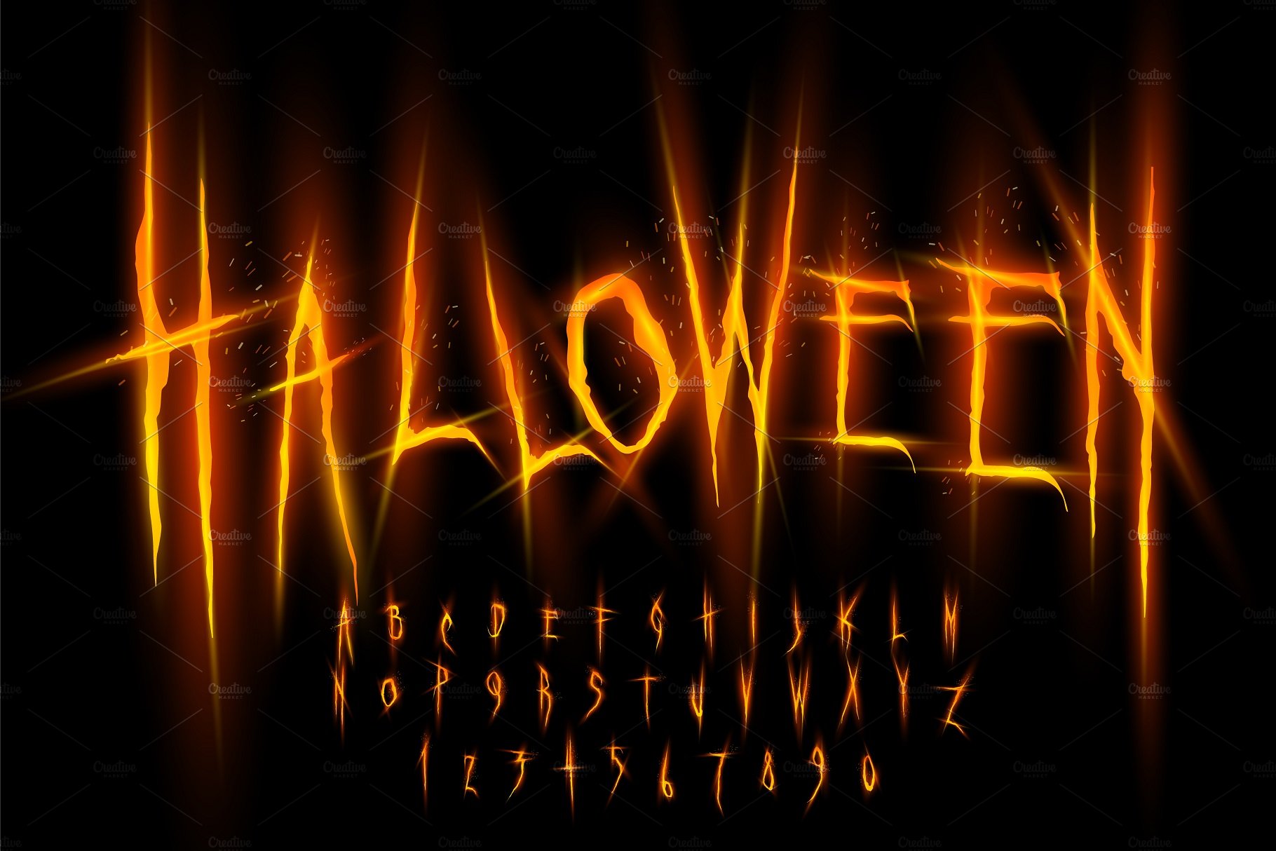 Halloween Letters and Numbers cover image.