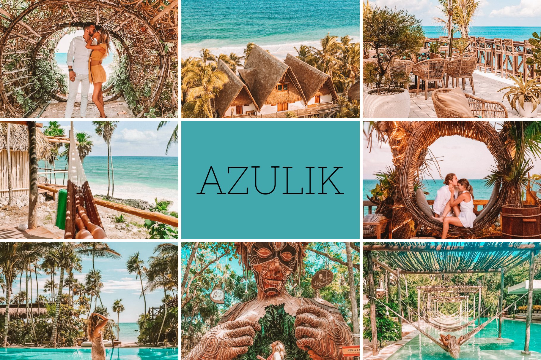 Azulik Preset | Lightroom Presetcover image.