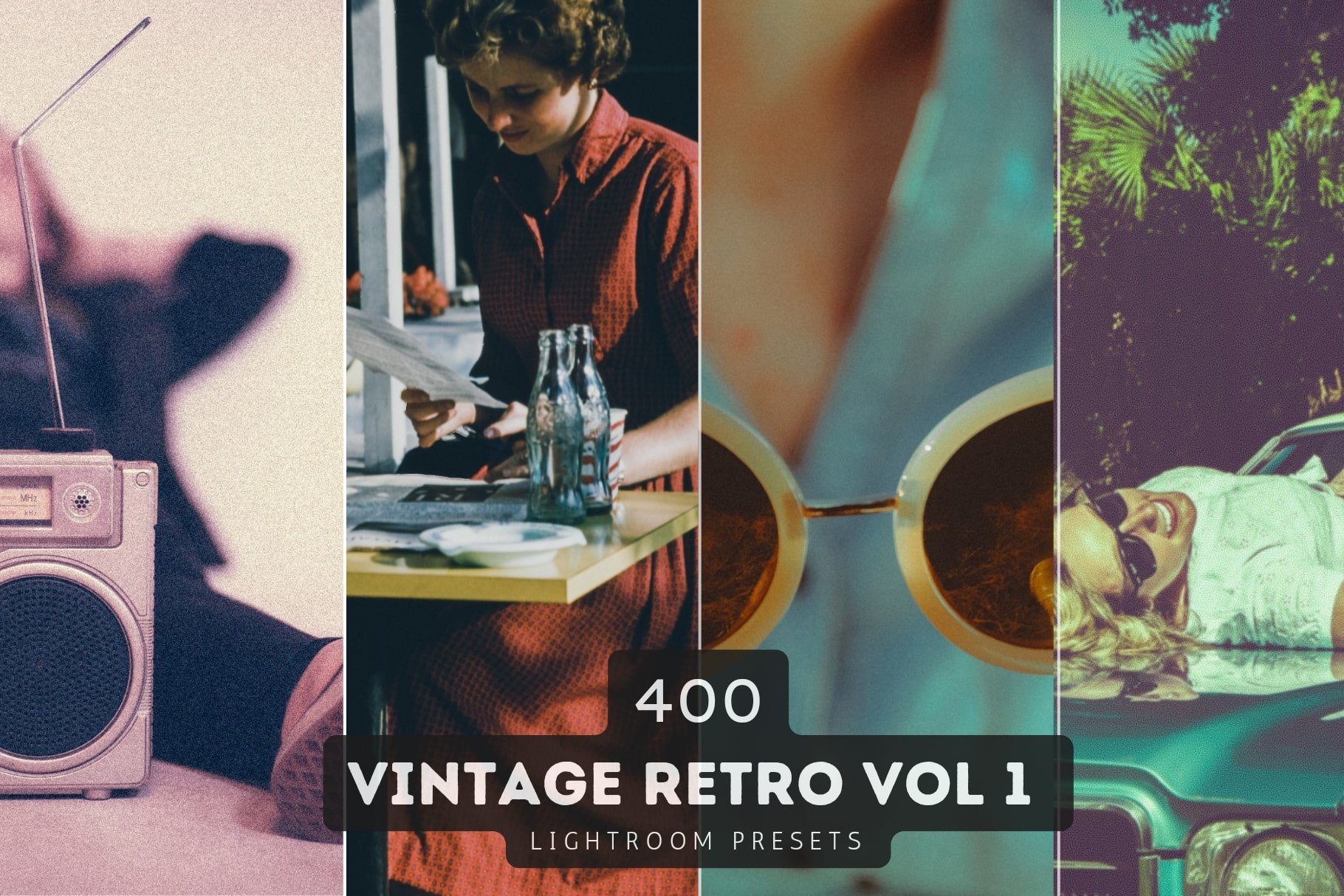 Vintage Retro Lightroom Presets VOL1cover image.