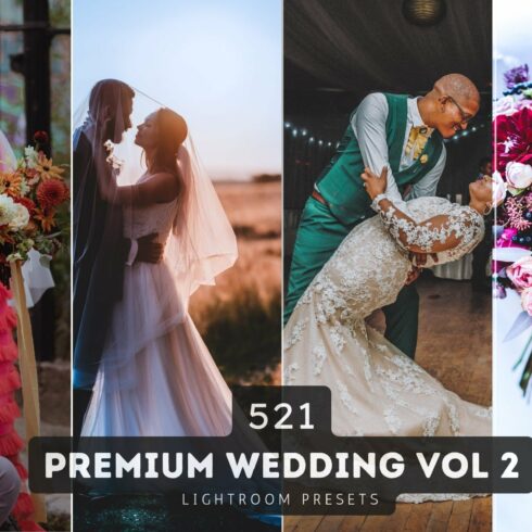 Wedding Lightroom Presets Bundle V2cover image.