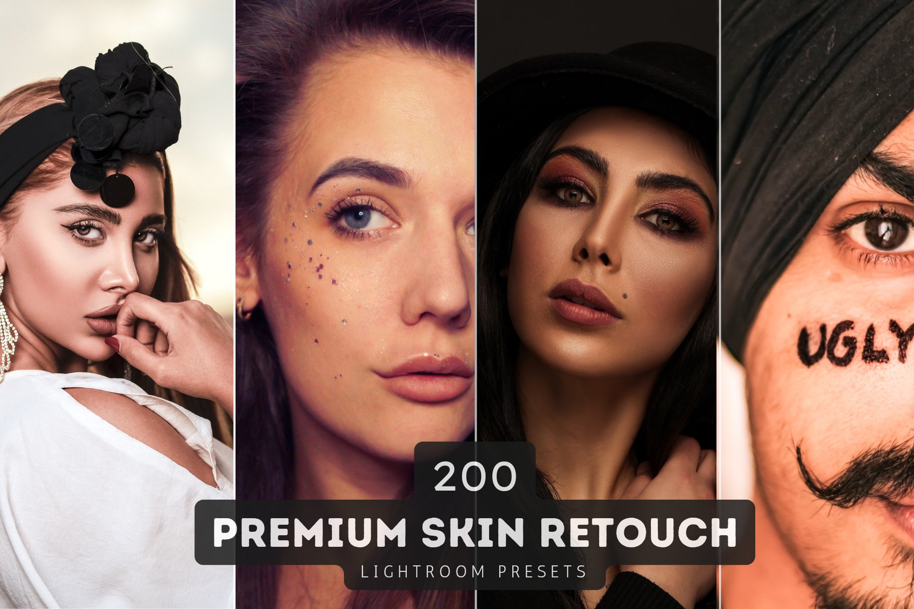 Skin Retouch Lightroom Preset Bundlecover image.