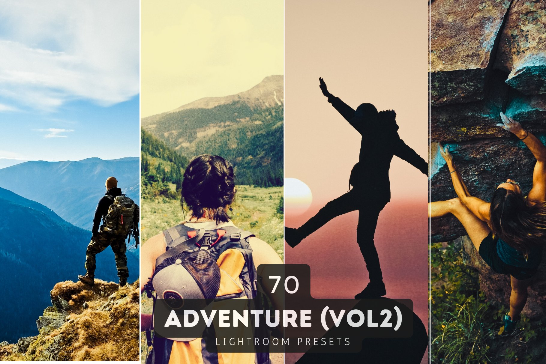 70 Adventure Lightroom Preset Bundlecover image.