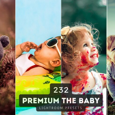 232 Baby Lightroom Presets Bundlecover image.