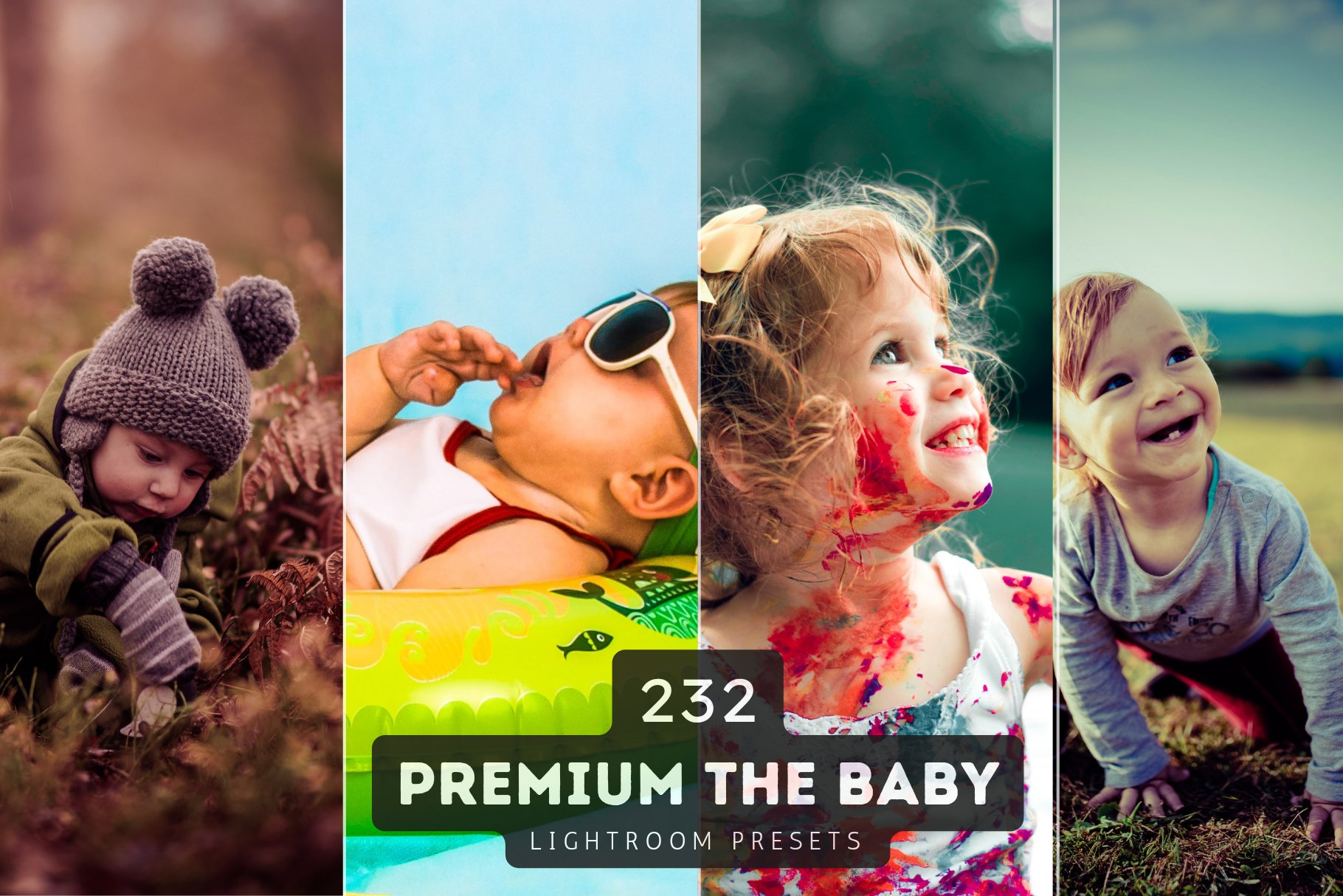 232 Baby Lightroom Presets Bundlecover image.