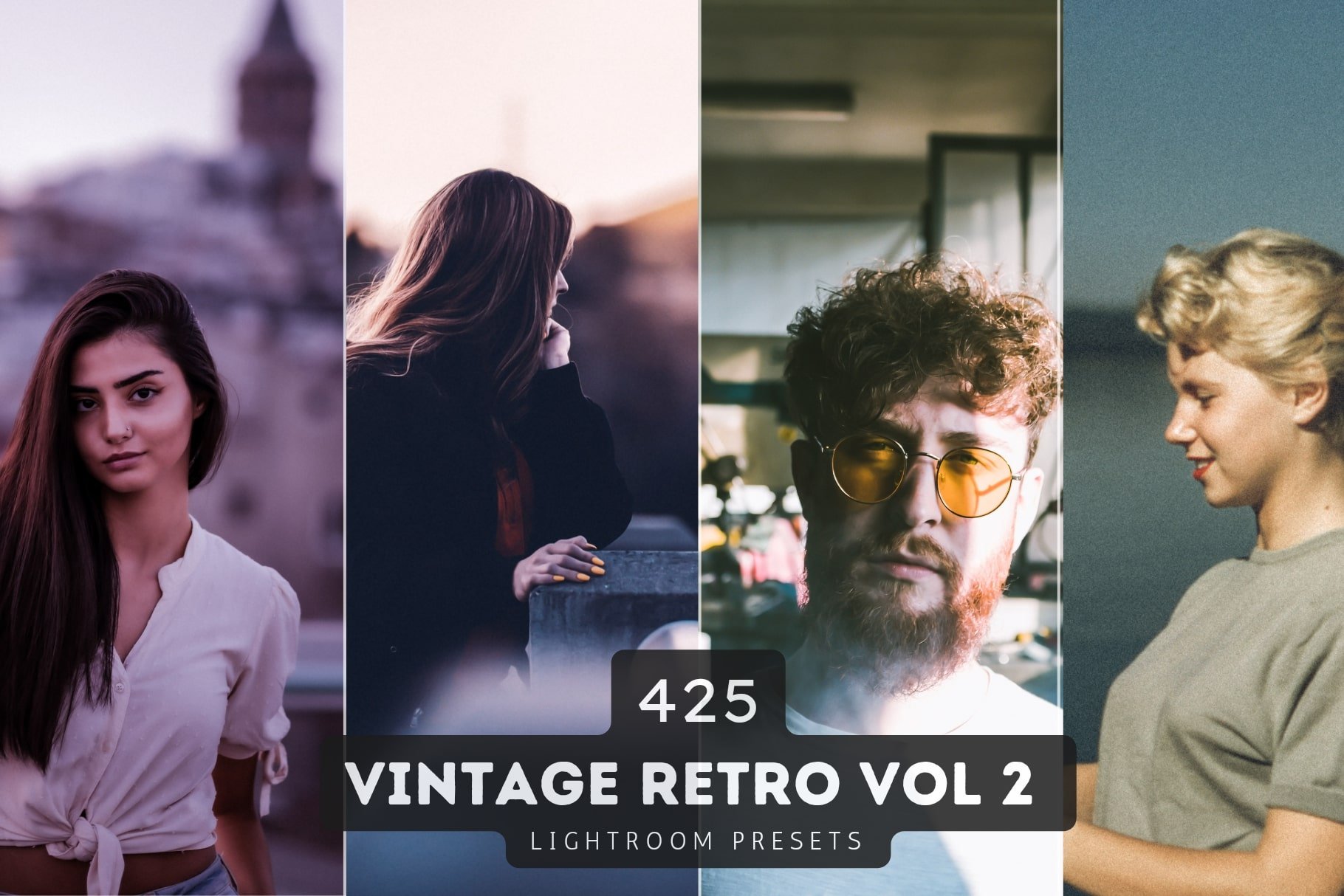 Vintage Retro Lightroom Presets VOL2cover image.