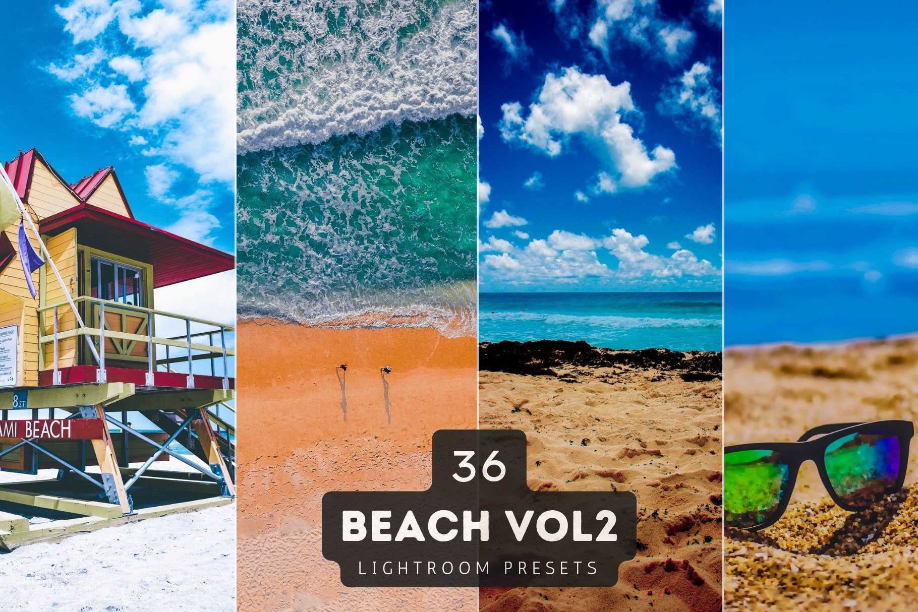 Beach Lightroom Presets Bundle V2cover image.