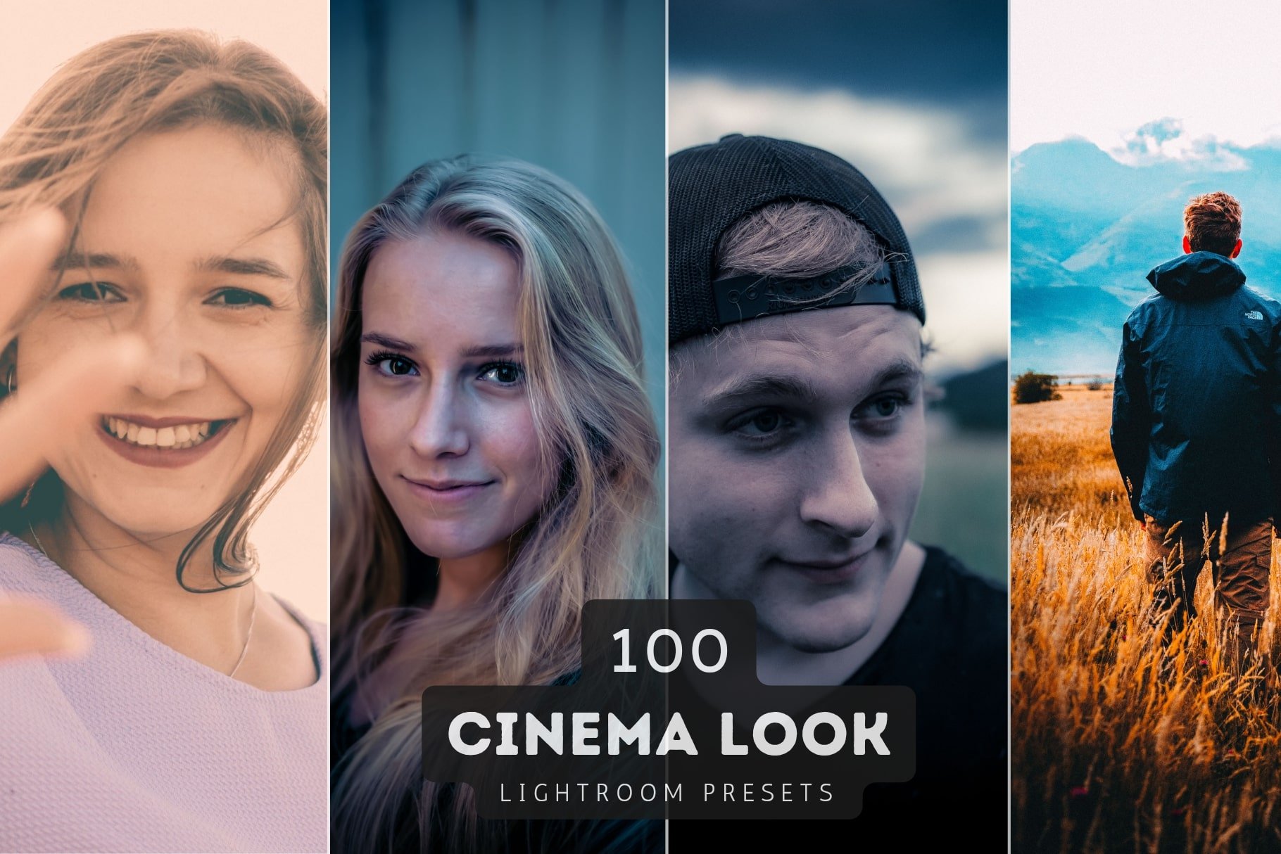 100 Cinema Look Lightroom Presetscover image.