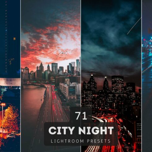 71 City Night Lightroom Presetscover image.