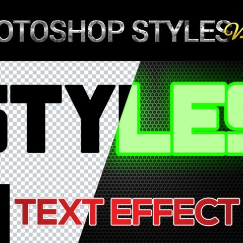 10 creative Photoshop Styles V204cover image.