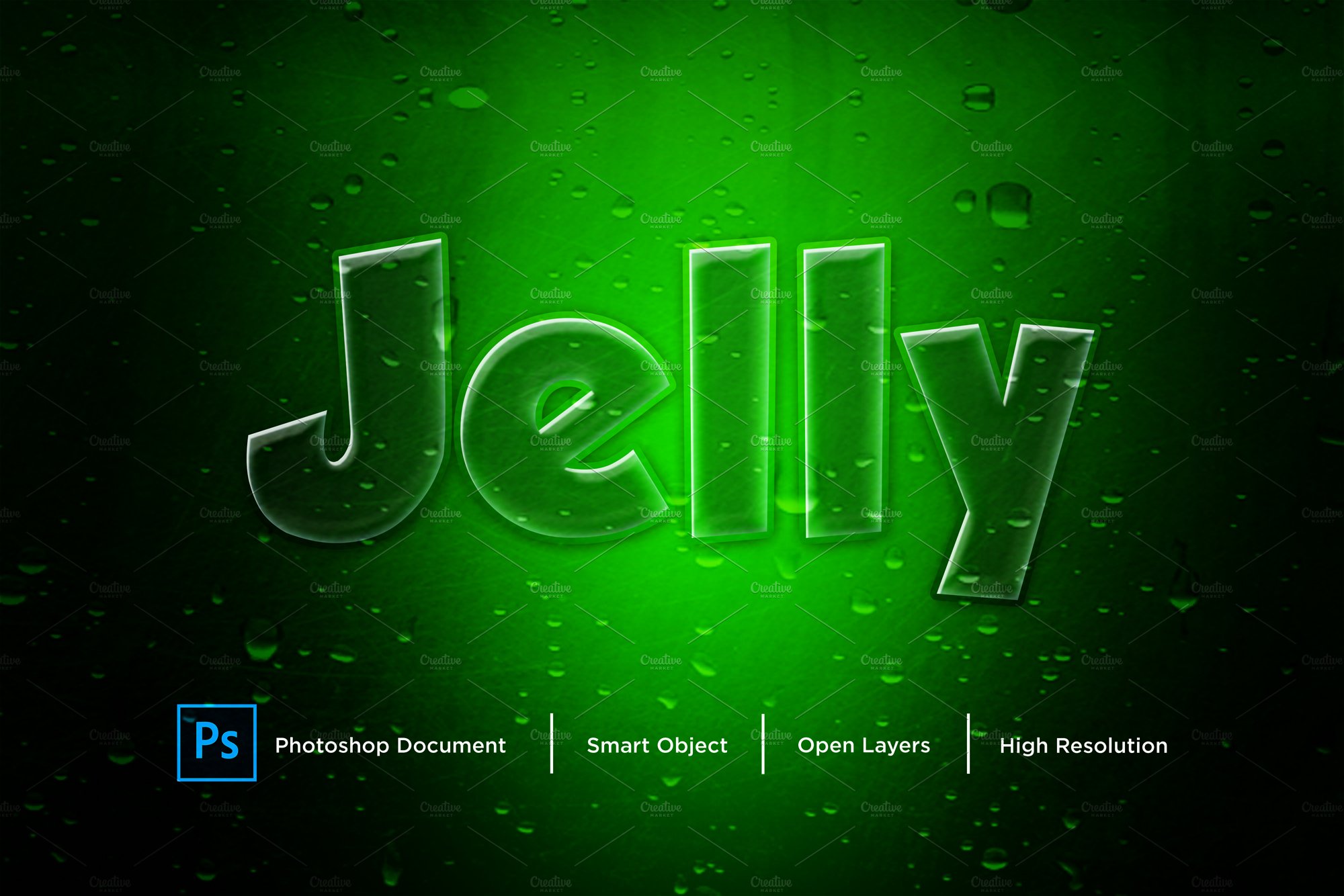 Jelly Text Effect & Layer Stylecover image.