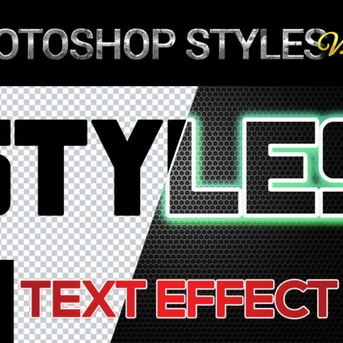 10 creative Photoshop Styles V207cover image.