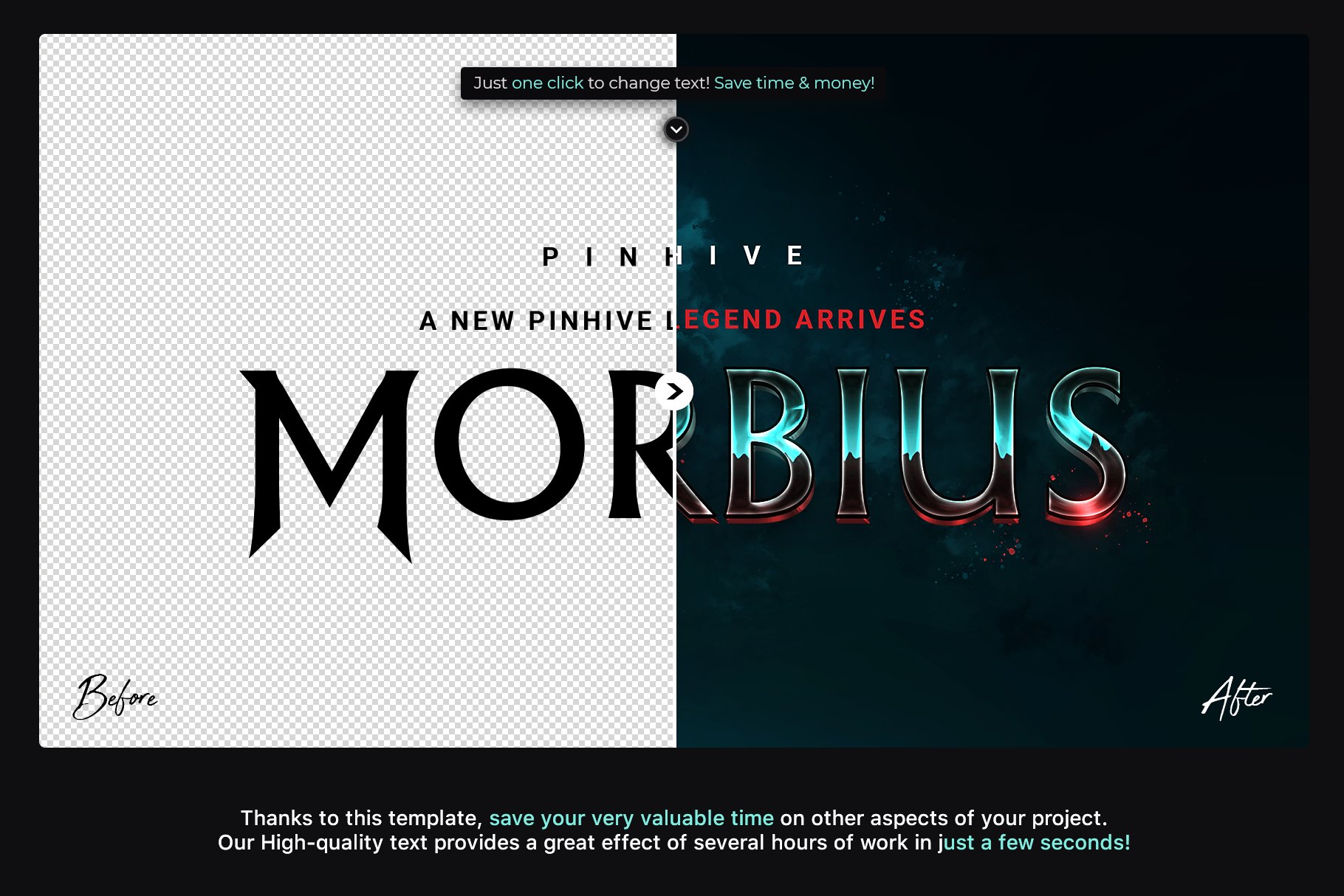 Morbius Movie Text Effectpreview image.