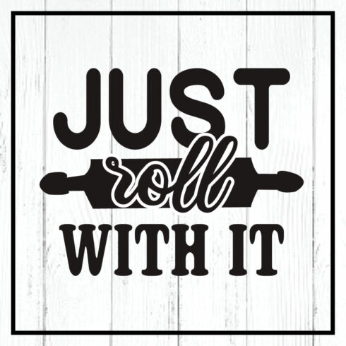 just roll with it svg cover image.