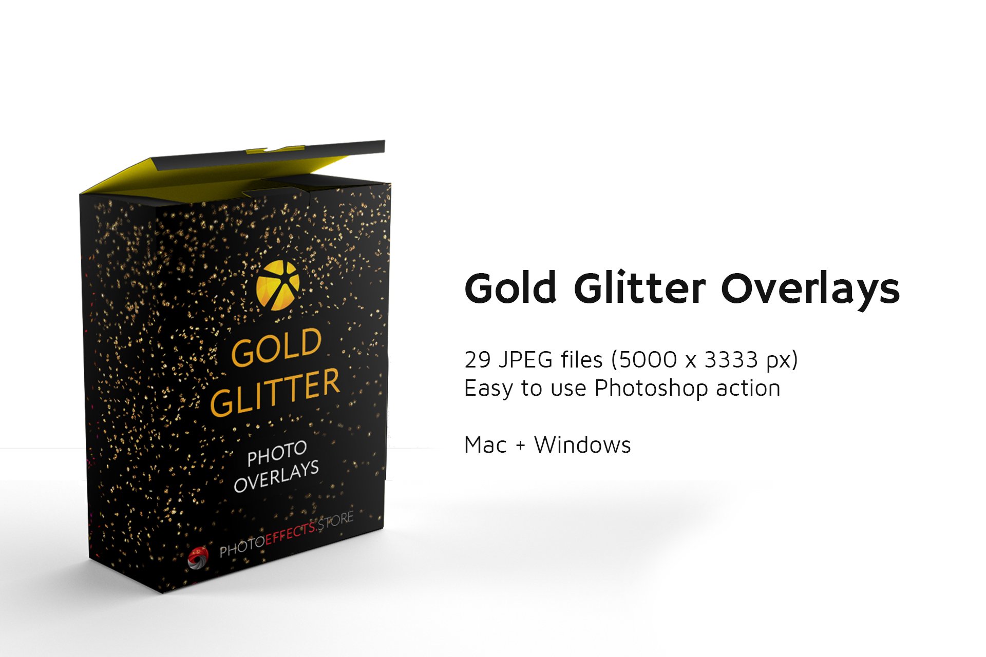 29 Gold Glitter Photo Overlayspreview image.