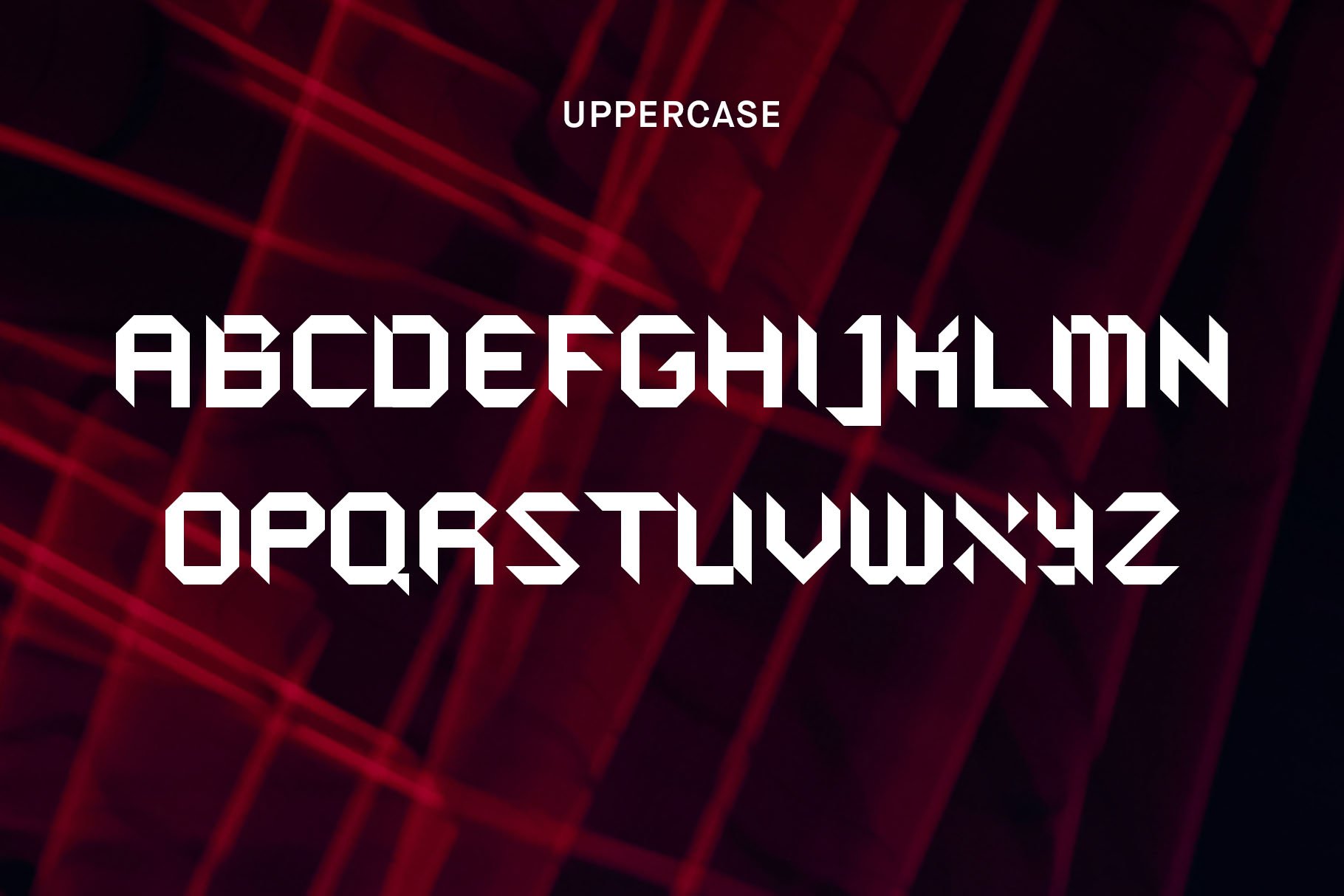 Crypto Typeface preview image.