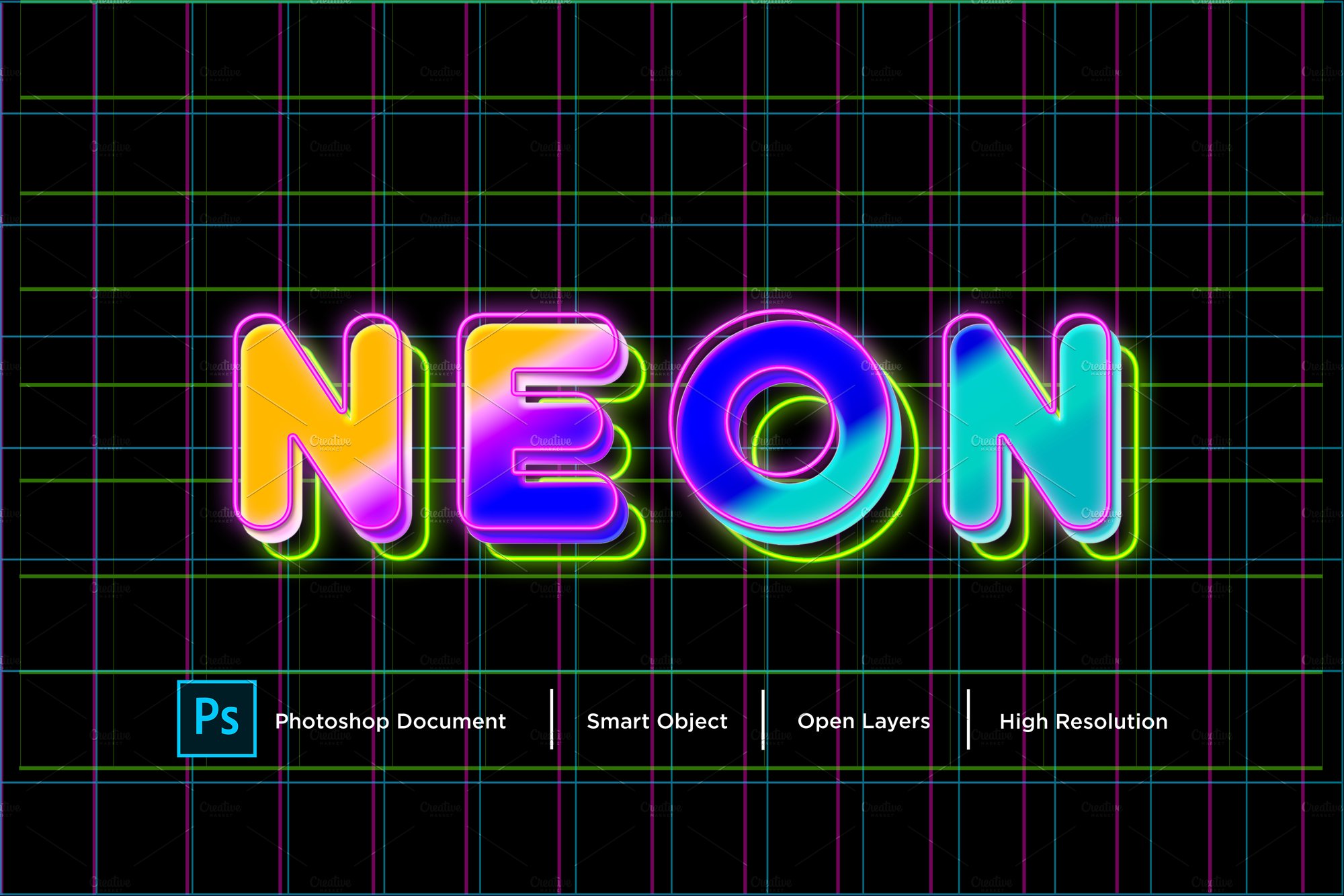 Neon Text Effect & Layer Stylecover image.