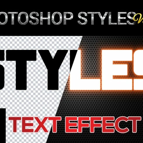10 creative Photoshop Styles V216cover image.