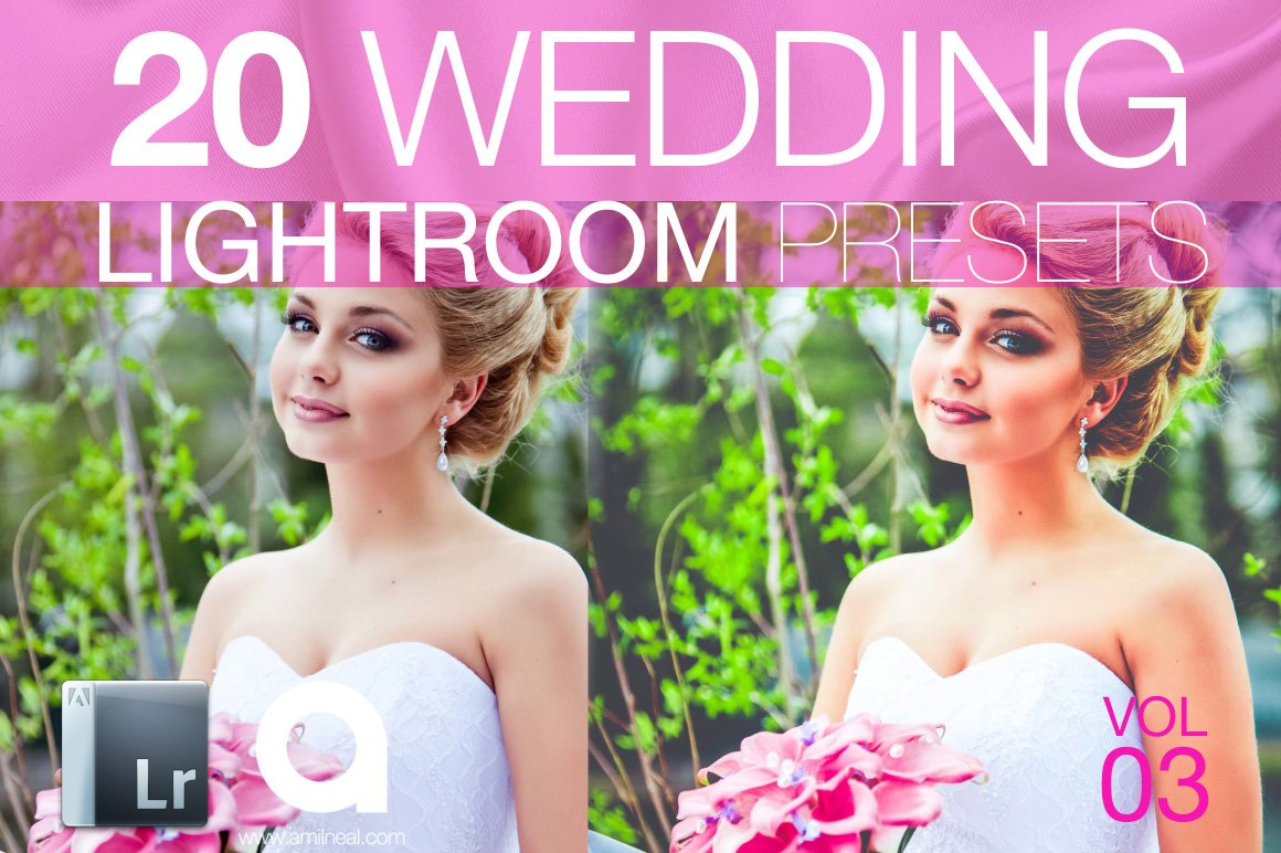 Wedding Lightroom Presets Vol 3cover image.