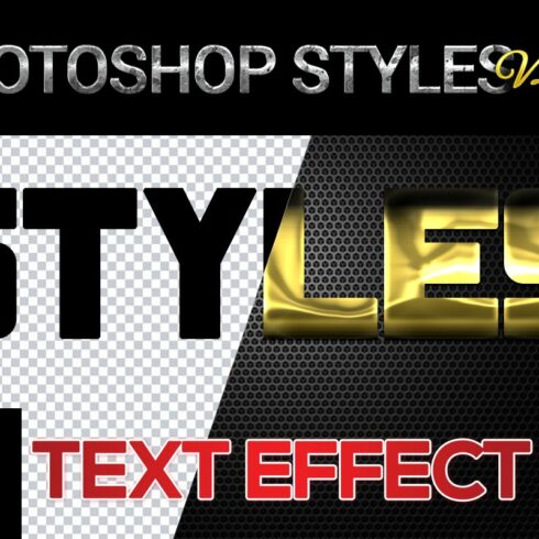10 creative Photoshop Styles V224cover image.