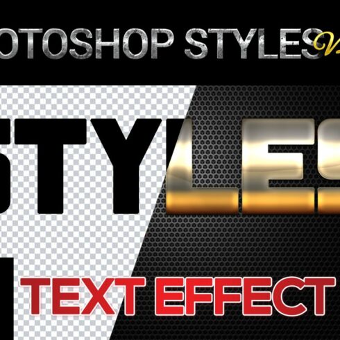 10 creative Photoshop Styles V227cover image.