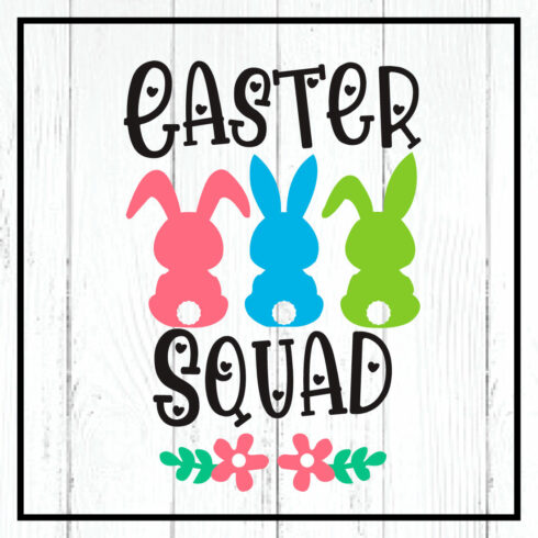 easter squad svg cover image.