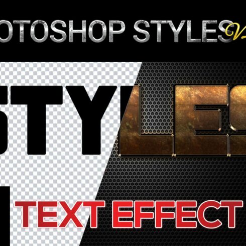 10 creative Photoshop Styles V230cover image.
