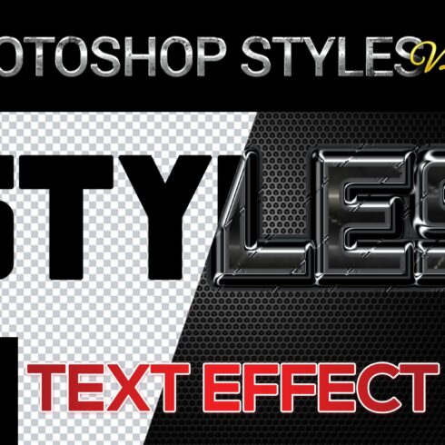 10 creative Photoshop Styles V239cover image.