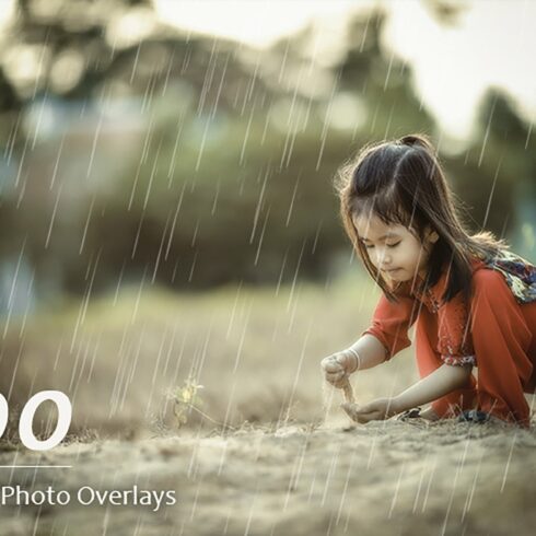 100 Rain Photo Overlayscover image.