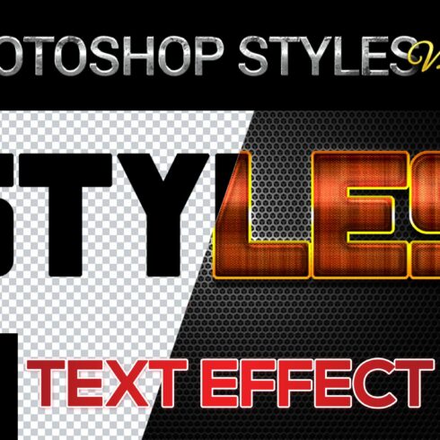 10 creative Photoshop Styles V247cover image.