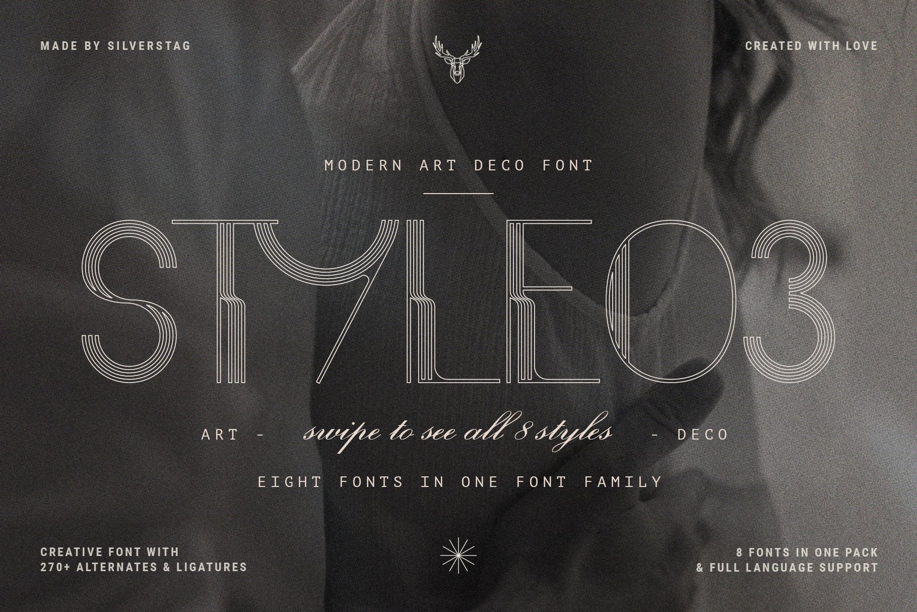 25 bogart deco a ligature rich font family by silver stag 953