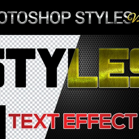 10 creative Photoshop Styles V250cover image.