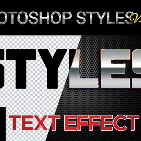 10 creative Photoshop Styles V254cover image.