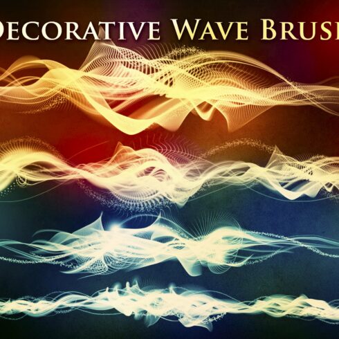 25 Decorative Wave Brushescover image.