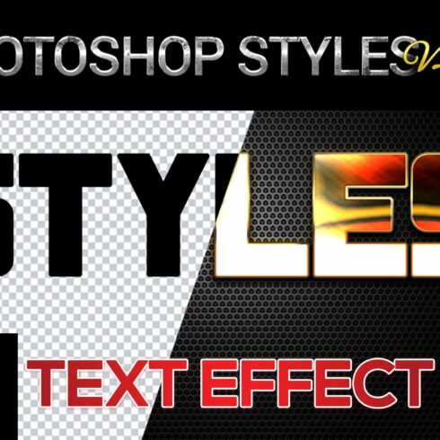 10 creative Photoshop Styles V262cover image.