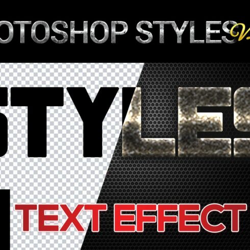 10 creative Photoshop Styles V281cover image.