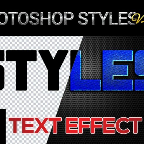 10 creative Photoshop Styles V283cover image.