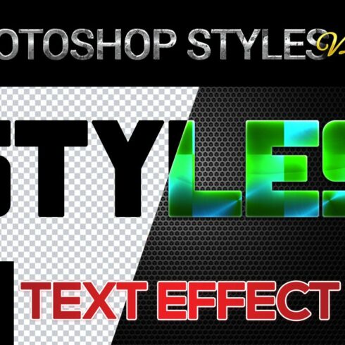 10 creative Photoshop Styles V285cover image.