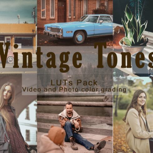 Vintage Tones -  LUTs Packcover image.