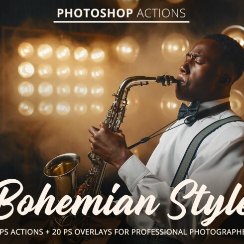 Bohemian Style Actions for Photoshopcover image.