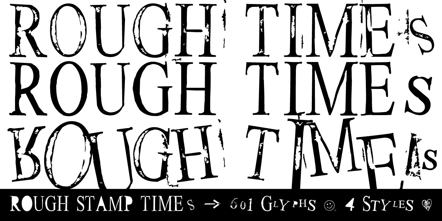 FONT | Rough Stamp Times cover image.