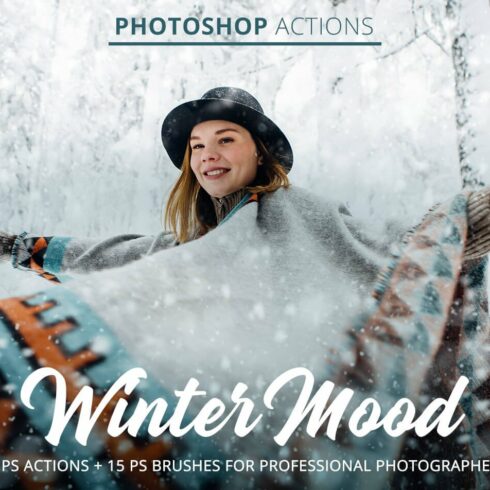 Winter Mood Actions for Photoshopcover image.