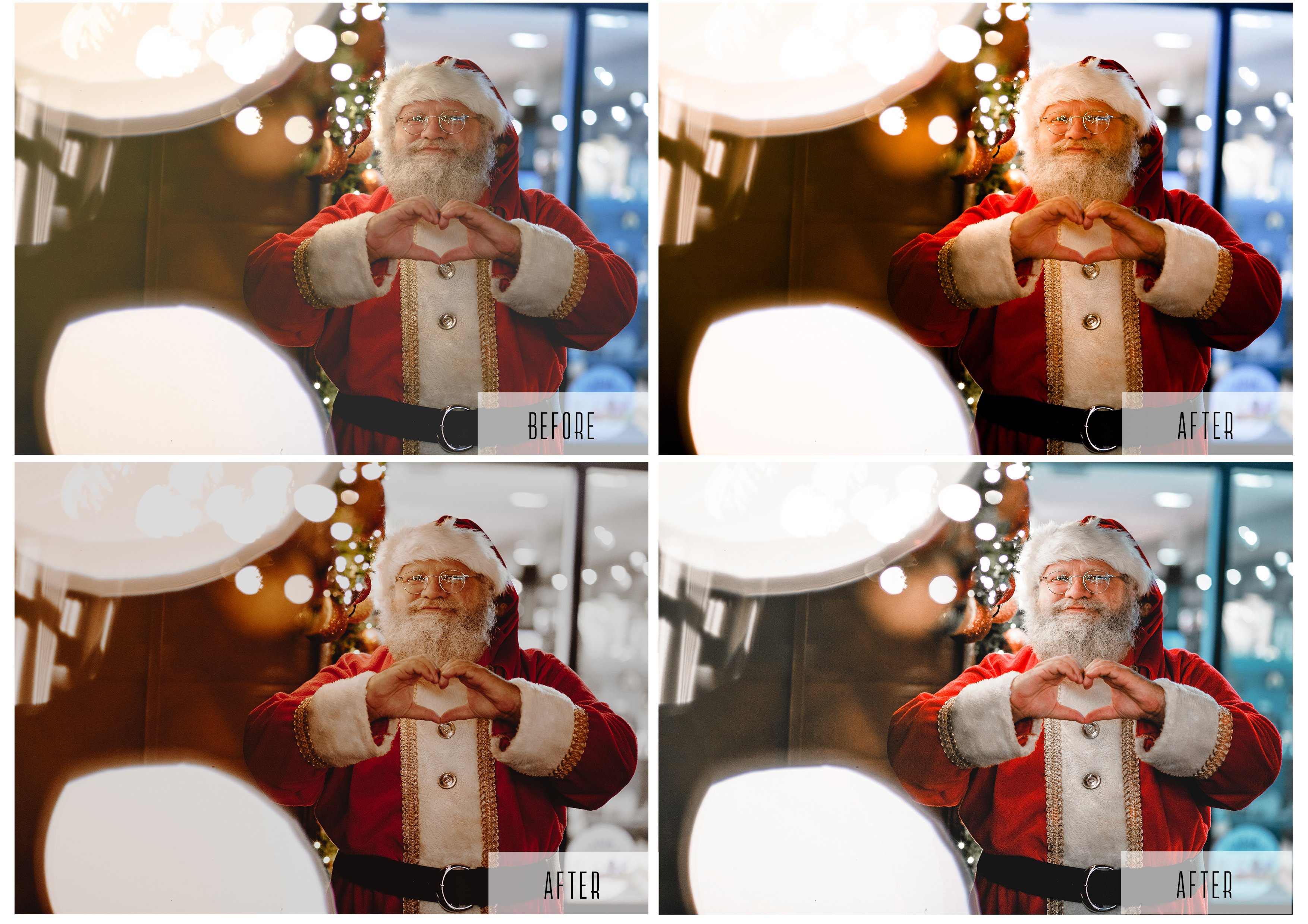 11 Lightroom Presets, Christmaspreview image.