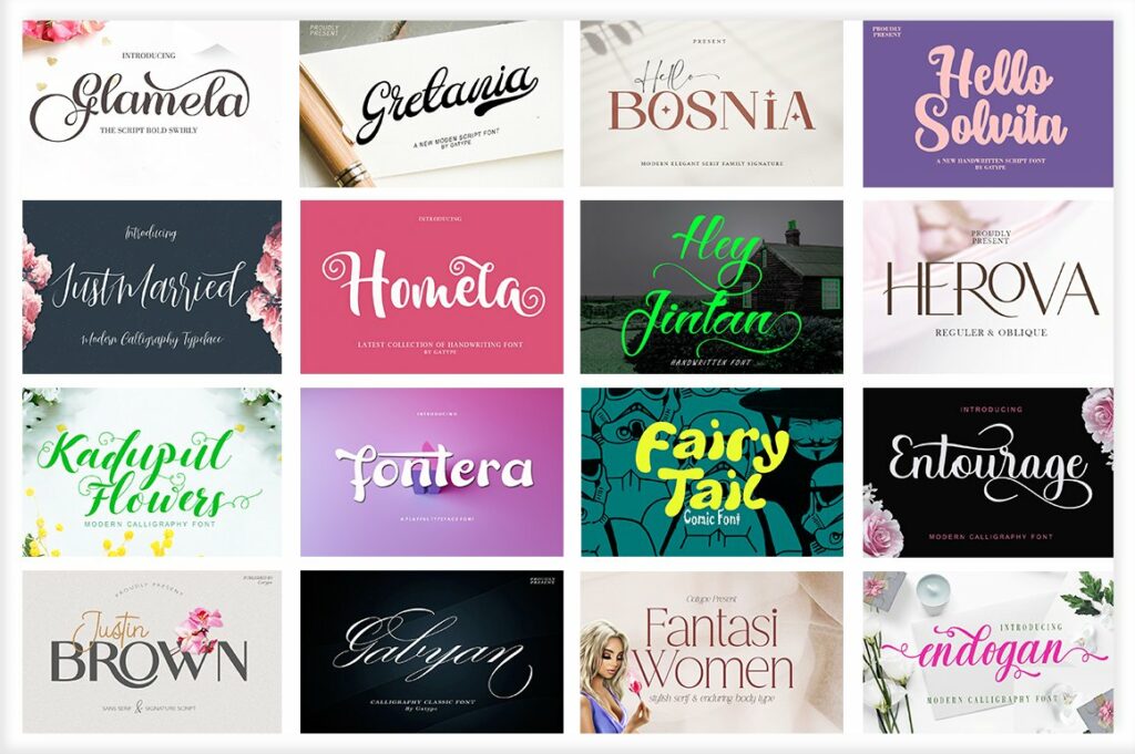 The Huge Font Bundle – MasterBundles