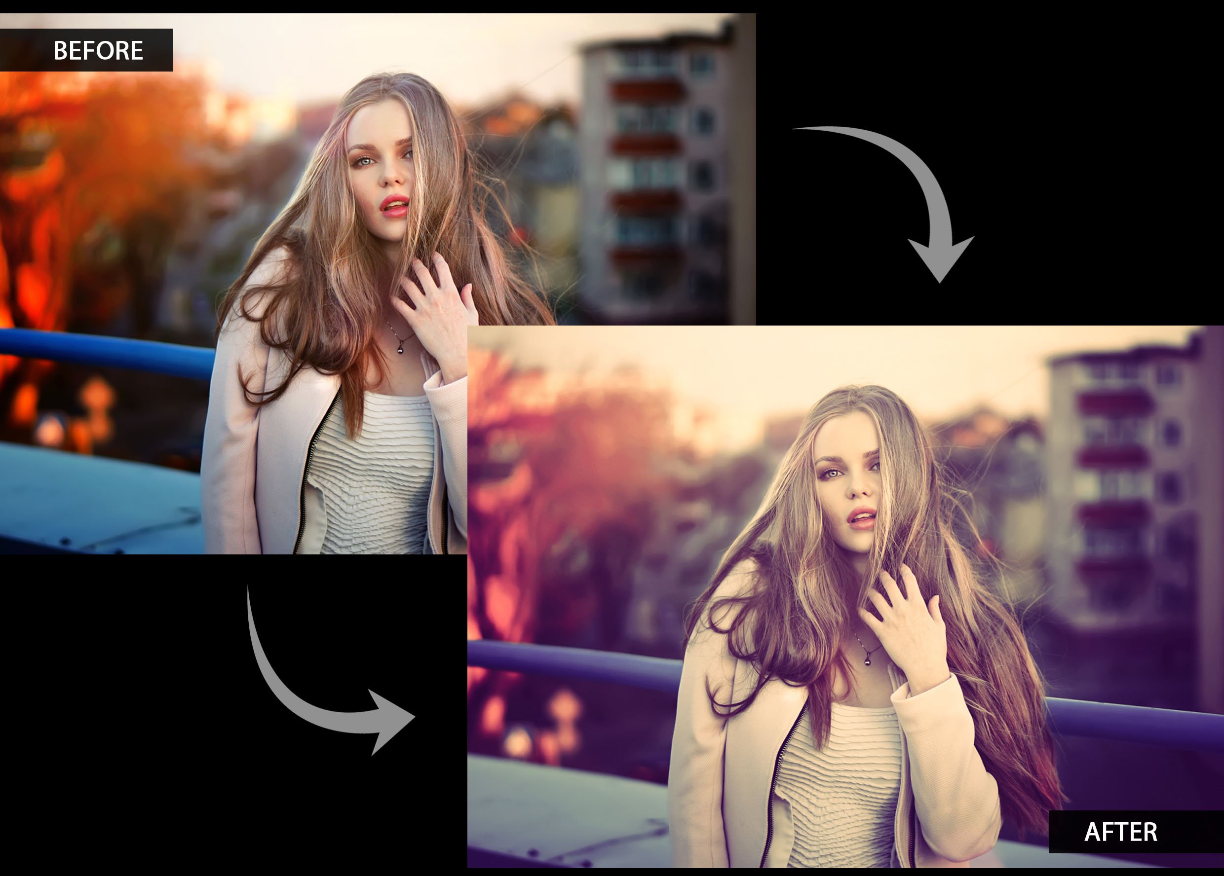 Film Effect Lightroom Presets bundlepreview image.